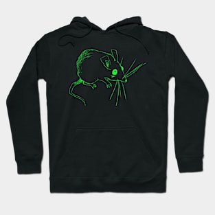 Sketch Mouse (green) Hoodie